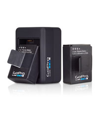Gopro Dual Battery Charger + Battery (for HERO3/ Hero 3+)