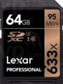 Lexar Professional 633x SDHC/SDXC UHS - I - 64gb Card