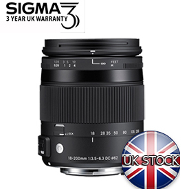 Sigma 18-200mm F3.5-6.3 DC Macro OS HSM | C