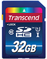 Transcend 32gb SDHC CLASS 10