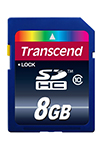 Transcend 8GB SDHC CLASS 10 Card