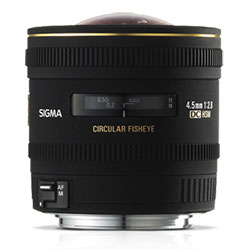 Sigma 4.5mm F2.8 EX DC CIRCULAR FISHEYE HSM