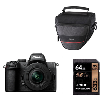 Nikon Z50 II 16-50mm VR Lens 64gb Saver Kit