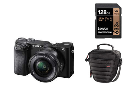 Sony A6100 16-50mm 128gb Saver Kit