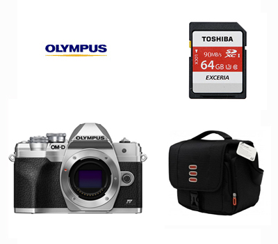 Olympus OMD E-M10 Mark IV Body Only 64gb Saver Kit