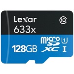 Lexar Professional 633x Micro SDHC/Micro SDXC UHS - I - 128gb Card