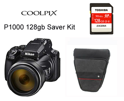 Nikon CoolPix P1000 128gb Saver Kit