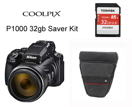 Nikon CoolPix P1000 32gb Saver Kit 