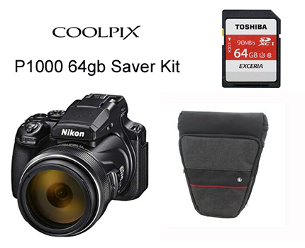 Nikon CoolPix P1000 64gb Saver Kit