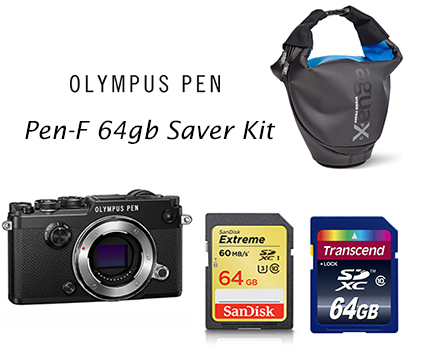 Olympus Pen-F Body Only 64gb Saver Kit Olympus Pen-F Body Only 64gb Saver Kit