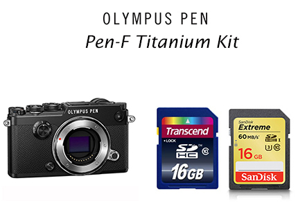 Olympus Pen-F Body Only Titanium Kit Olympus Pen-F Body Only Titanium Kit