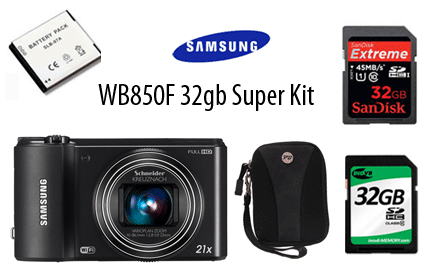 Samsung WB850F 32gb Super Kit