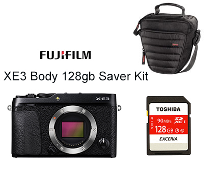 Fujifilm X-E3 Body Only  128gb Saver Kit