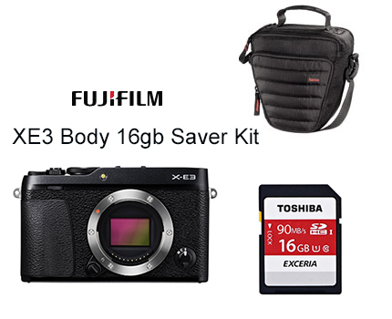 Fujifilm X-E3 Body Only  16gb Saver Kit