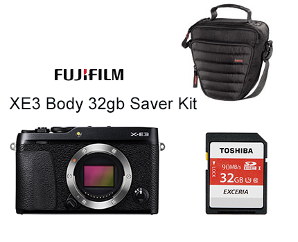 Fujifilm X-E3 Body Only  32gb Saver Kit 