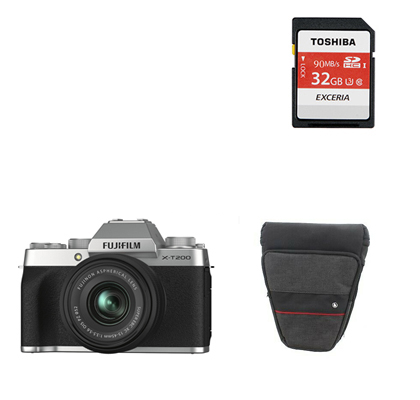 Fujifilm X-T200 XC 15-45mm 32gb Saver Kit 