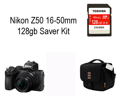 Nikon Z50 16-50mm VR 128gb Saver Kit