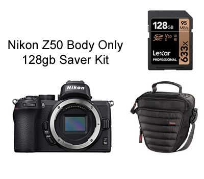 Nikon Z50 Body Only 128gb Saver Kit