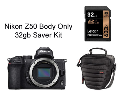 Nikon Z50 Body Only 32gb Saver Kit